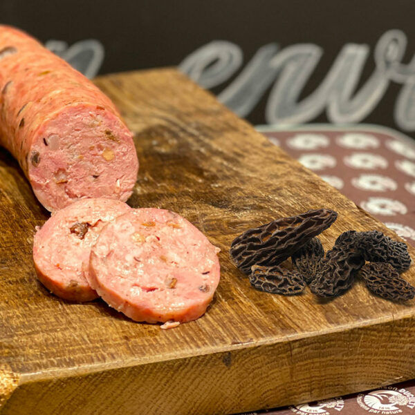 Saucisson à cuire Morilles 4%